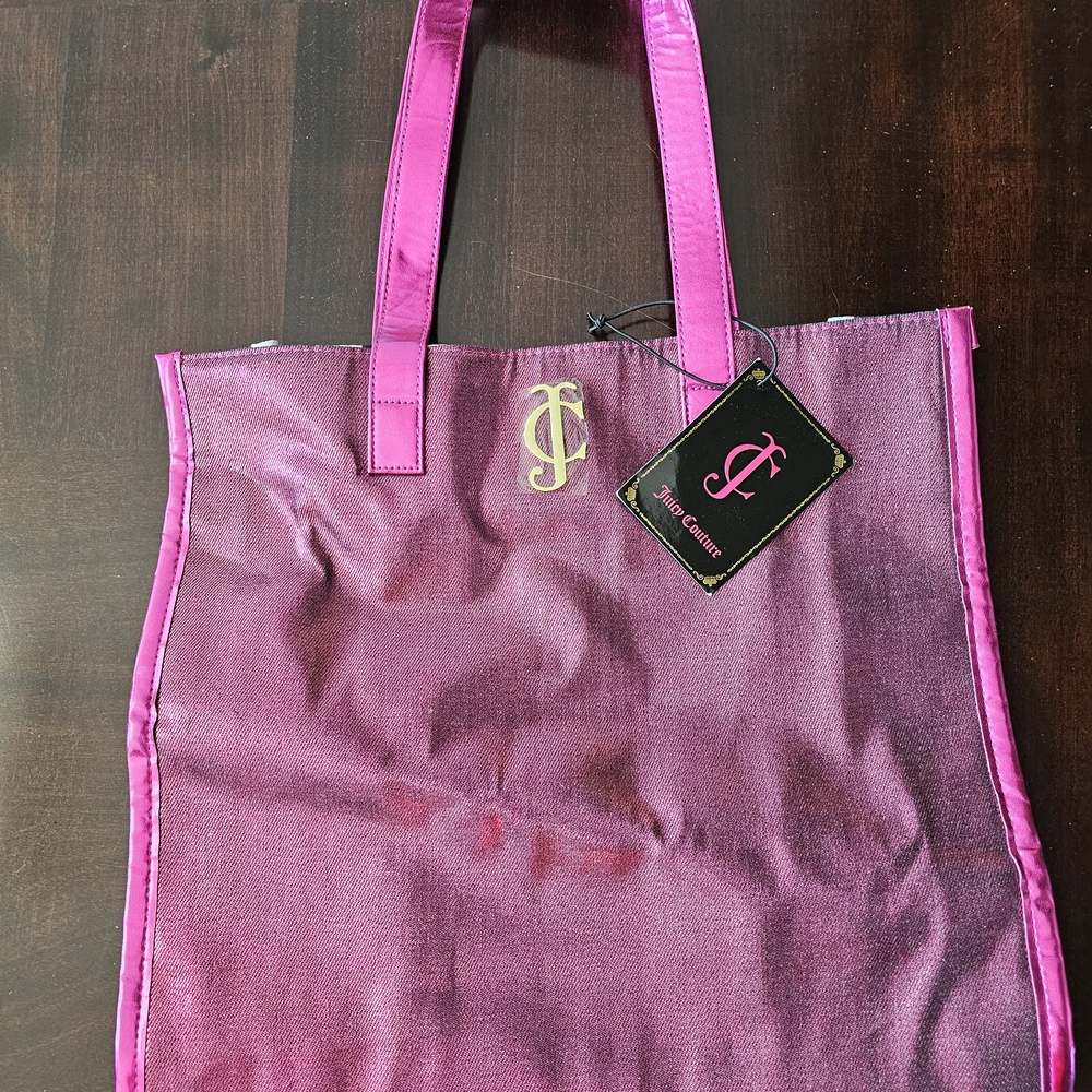 Juicy Couture Fuchsia and Purple Tote